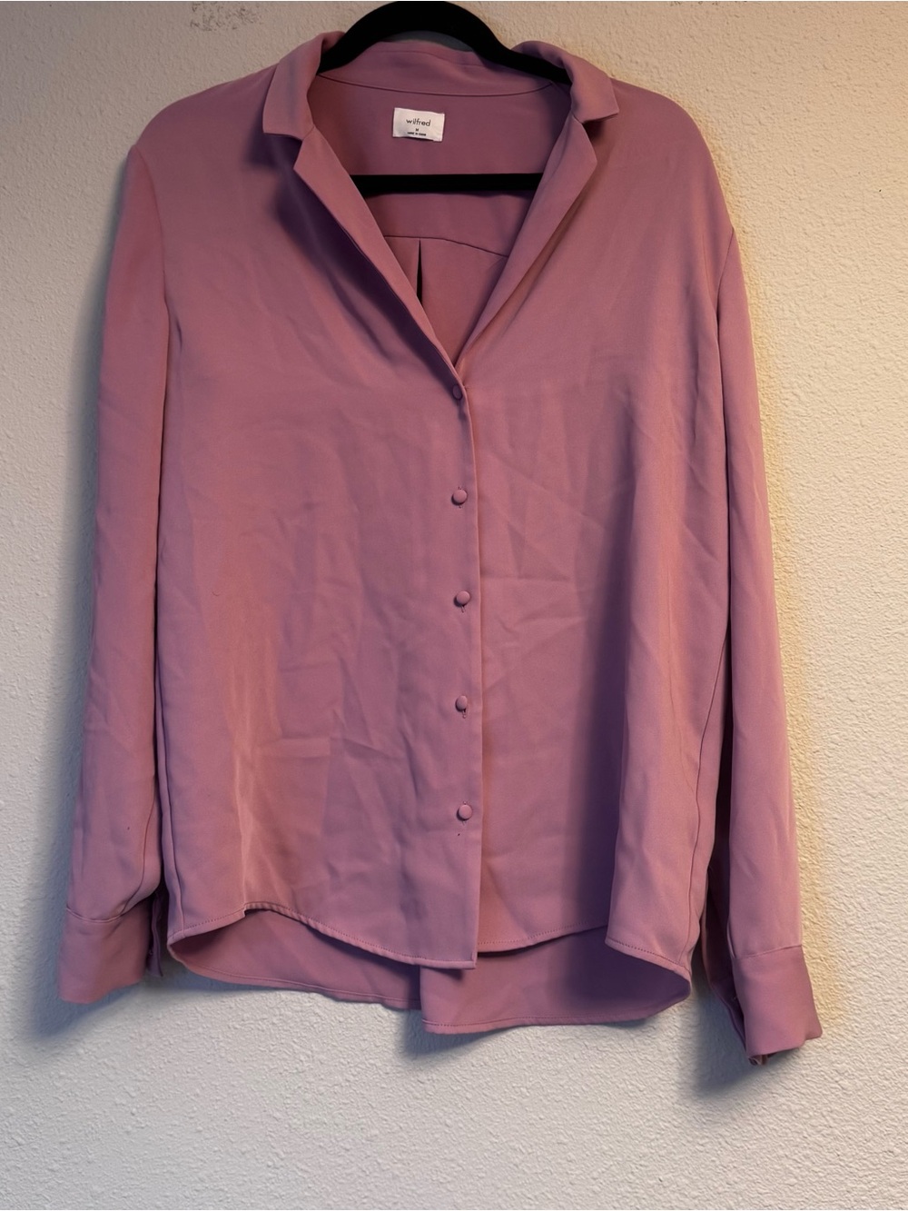 Wilfred Dusty Rose Button-Down Shirt